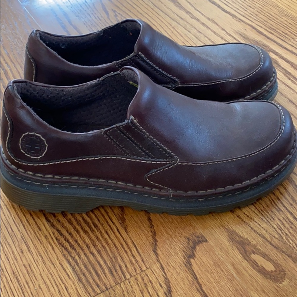 DR. MARTENS ORSON PLAIN TOE LEATHER LOAFERS